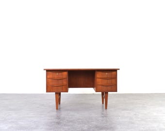 Mid-Century Danish Teak Executive Desk, 1960s.