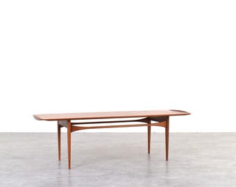 Mid-Century Teak Coffee Table by Tove and Edvard Kindt-Larsen for France & Son, 1960s.