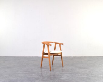 Mid-Century Oak Dining Chair by Hans Wegner for Getama, 1970s.