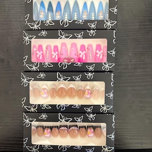 Labubu Press-On Nails – Handmade Sets