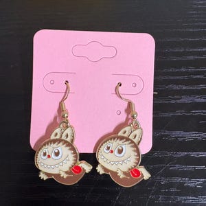 Labubu-Inspired Dangle Earrings
