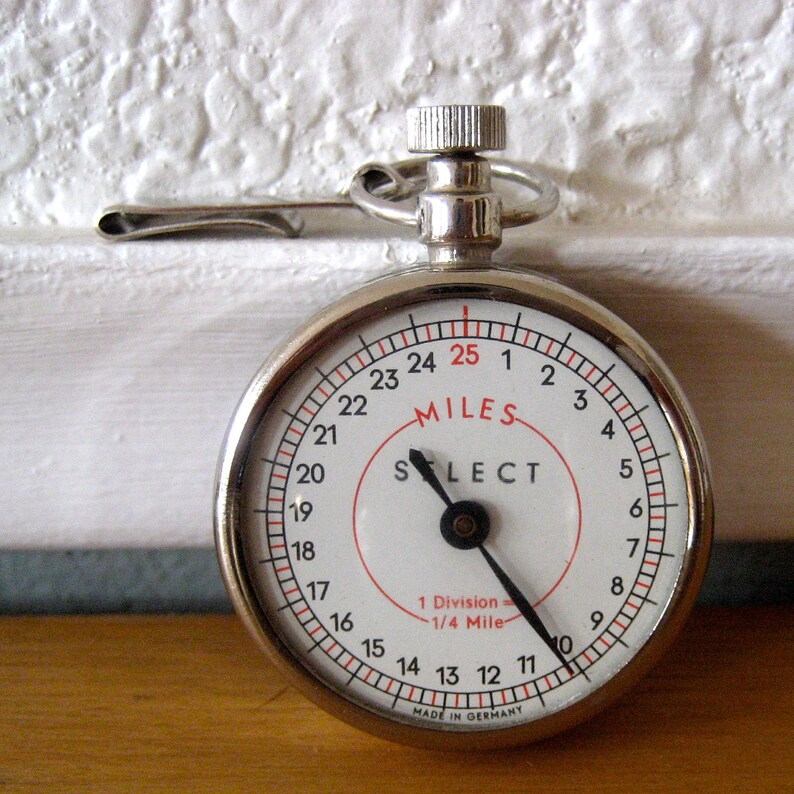 Vintage Pedometer German Made Select Battery Free Etsy
