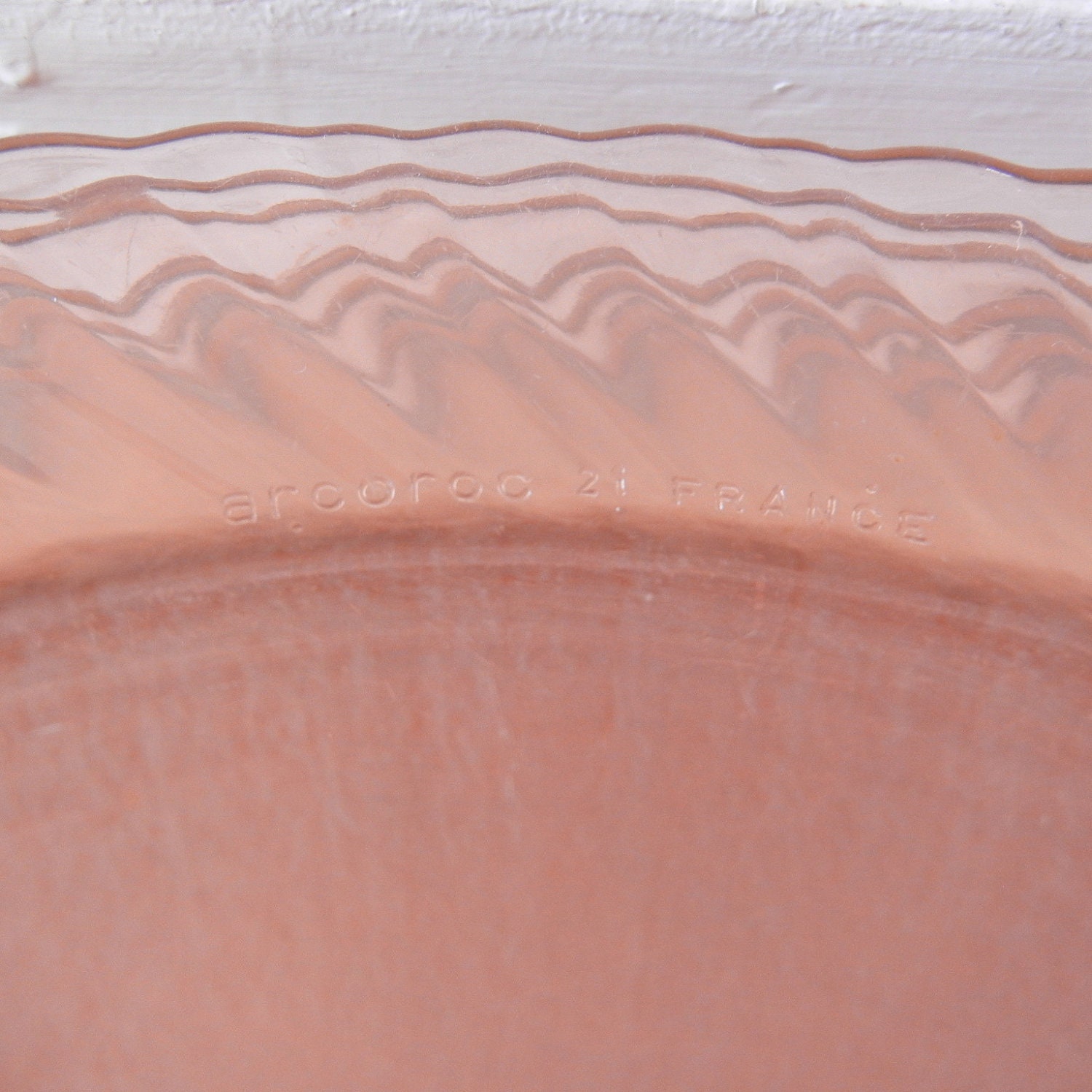 Vintage Pink Glass Plates Arcoroc France Set of 17 Plates Etsy