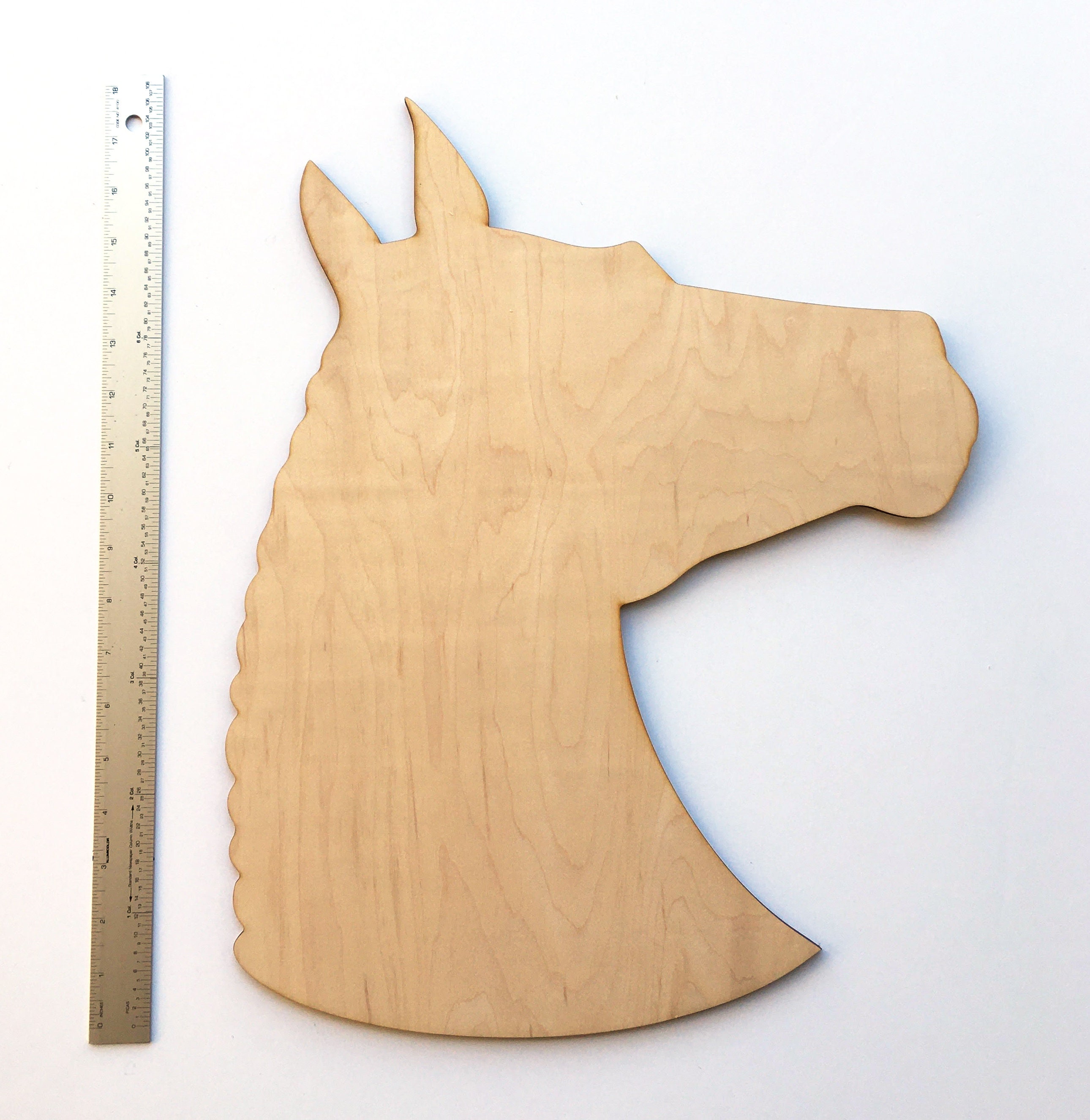Horse Head Wood Cut Cutout Horse Silhouette Decorative Etsy