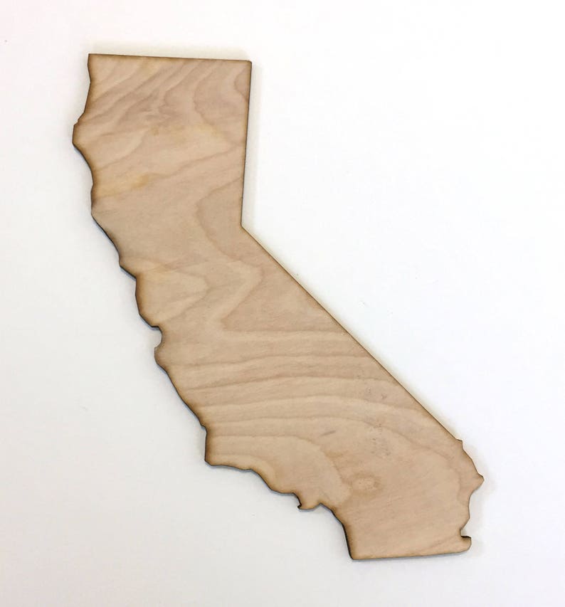 USA State laser cut out door hanger home decor United States wood cut outs State pride wall decor Wood State Cut Out