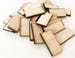 Unfinished Wood Dominoes 1'x2' inch Set of 25, wood rectangles, DIY supplies, Craft supplies, laser cut wood, wood shape 