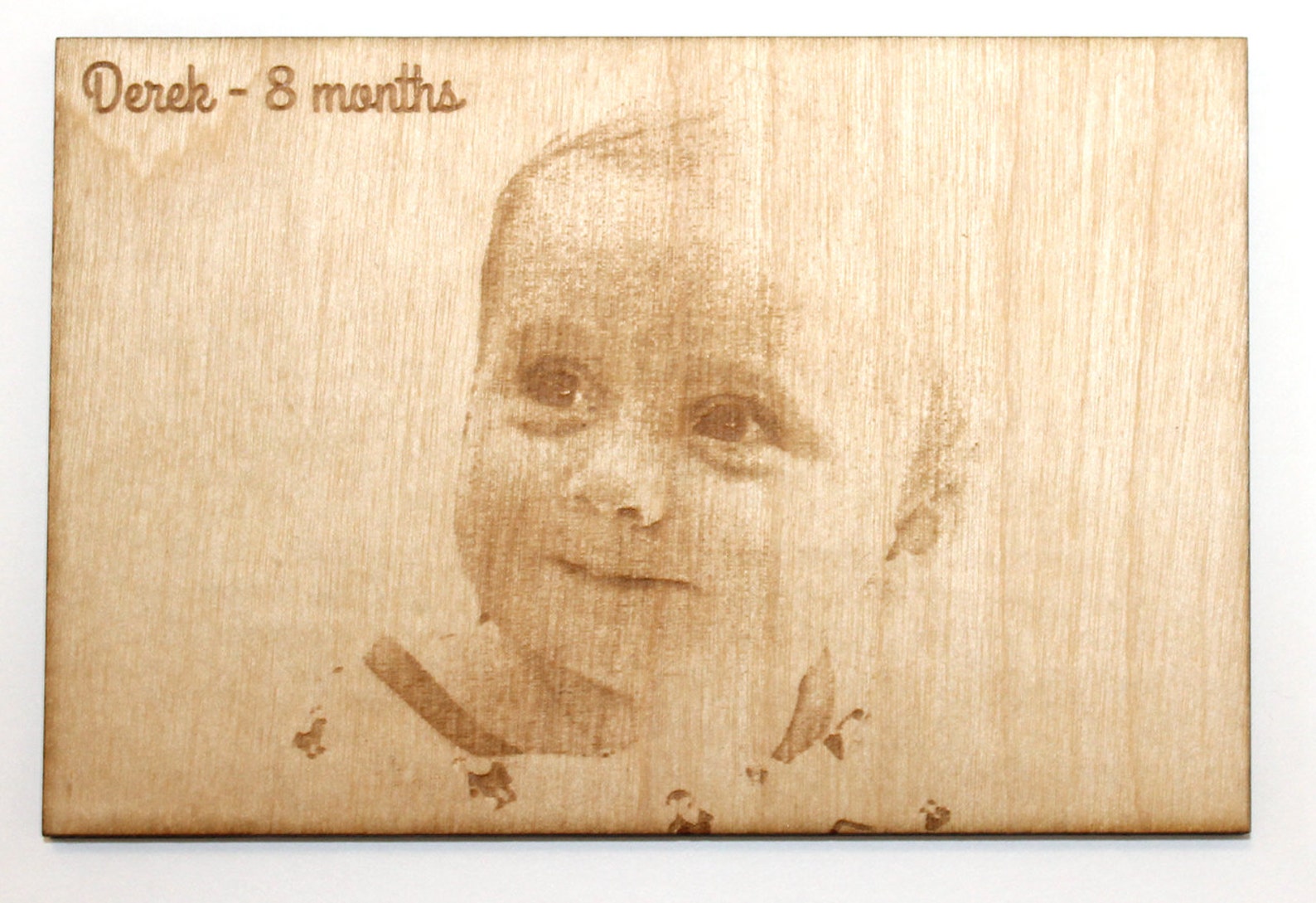 Photo Engraved on Wood Engraved Wood Photo Engraved Etsy