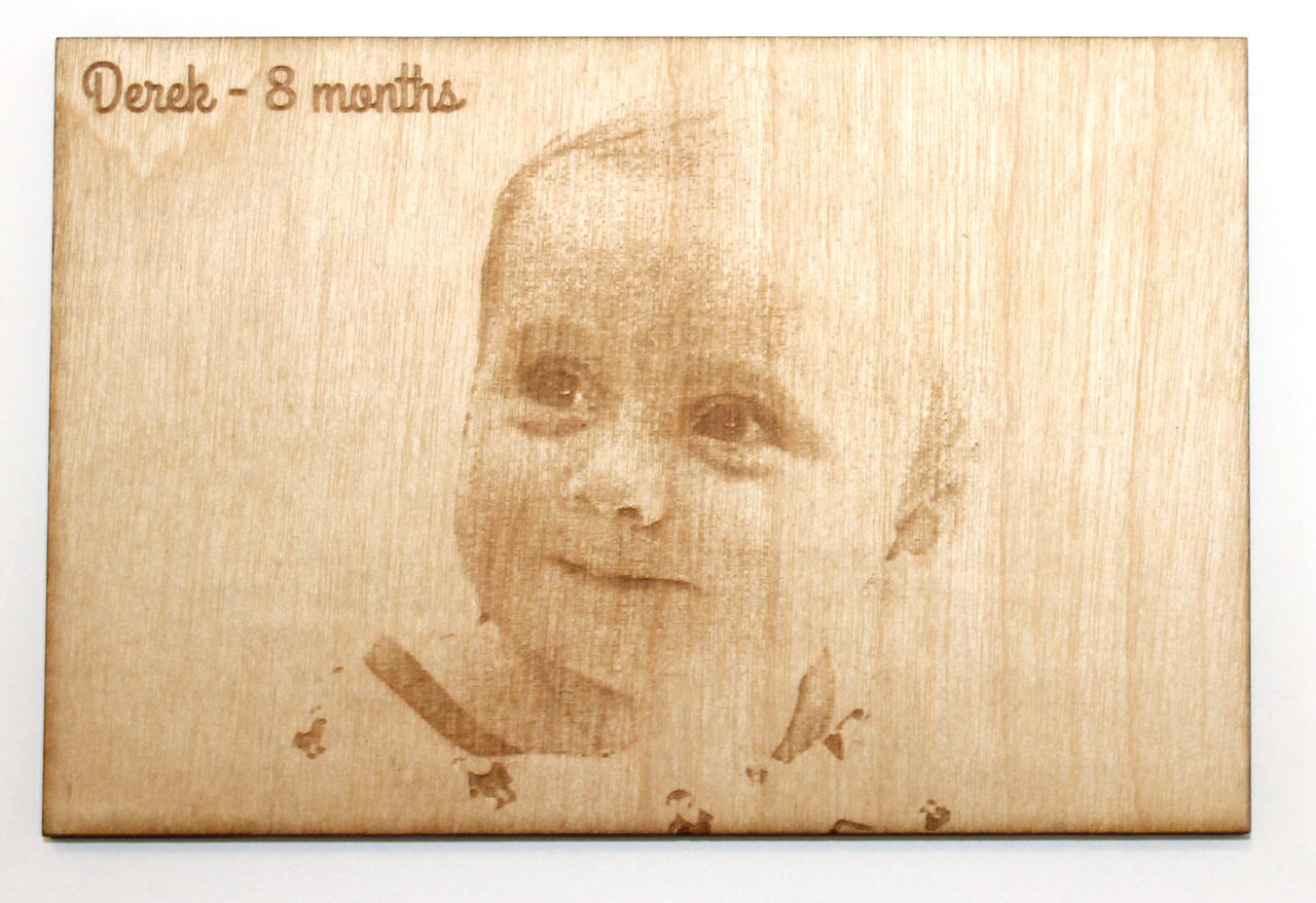 Photo Engraved on Wood Engraved Wood Photo Engraved Etsy