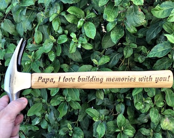 Personalized engraved hammer, Handyman  gift, Birthday, custom, for dad, for men, Father's Day ,House Gift, housewarming, prank, joke, humor