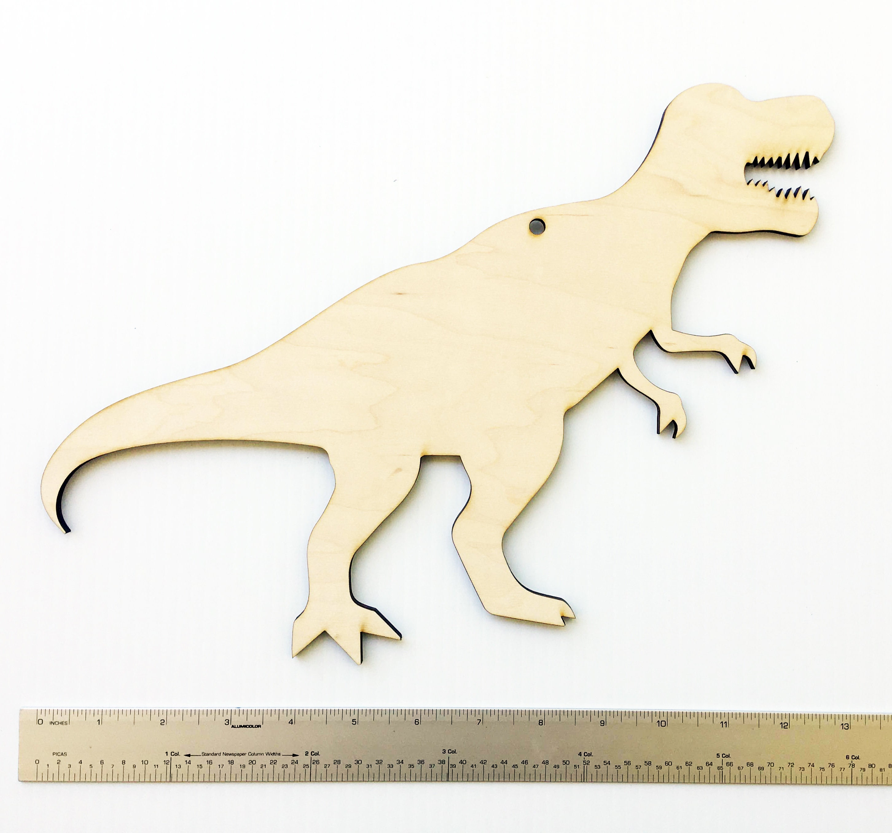 T-Rex Dinosaur Shape  Multiple Sizes Laser Cut Unfinished Wood Cutouts  Shapes - Yahoo Shopping