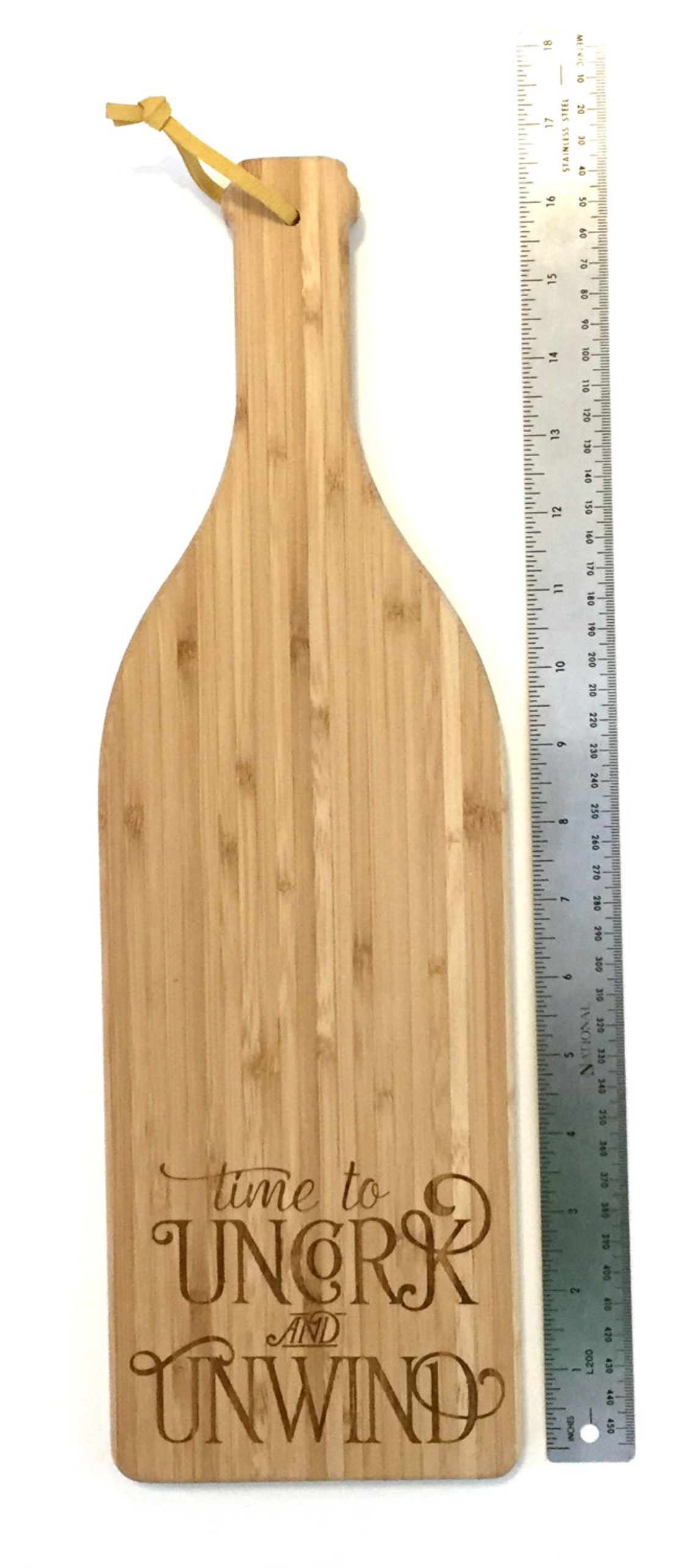 Wine Bottle Cutting Board Time to Uncork and Unwind Cheese Etsy