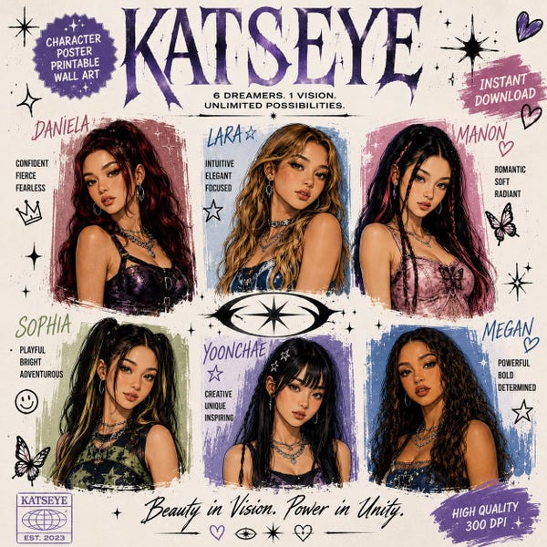 Katseye Poster Prints Etsy katseye-poster-prints-etsy