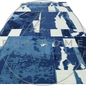 Hand-Tufted Rug | Area Rug for Living Room | Bedroom Room | Dining Hall | Office | 100% Wool Pile - Available in All Sizes.