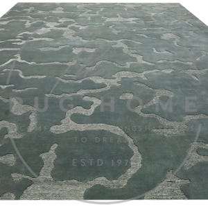 Hand-Tufted Rug | Area Rug for Living Room | Bedroom Room | Dining Hall | Office | 100% Wool Pile - Available in All Sizes.