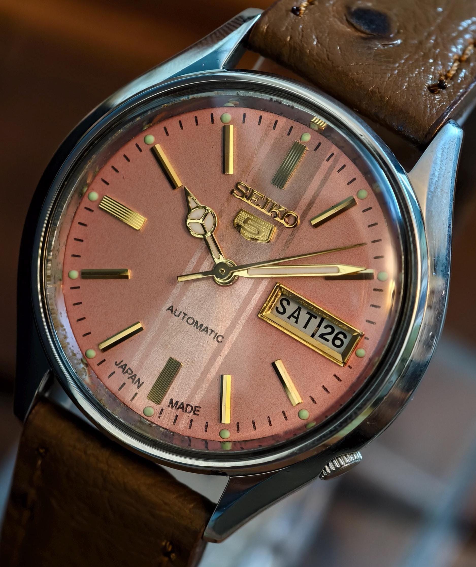 Vintage seiko 5 automatic - Etsy 日本