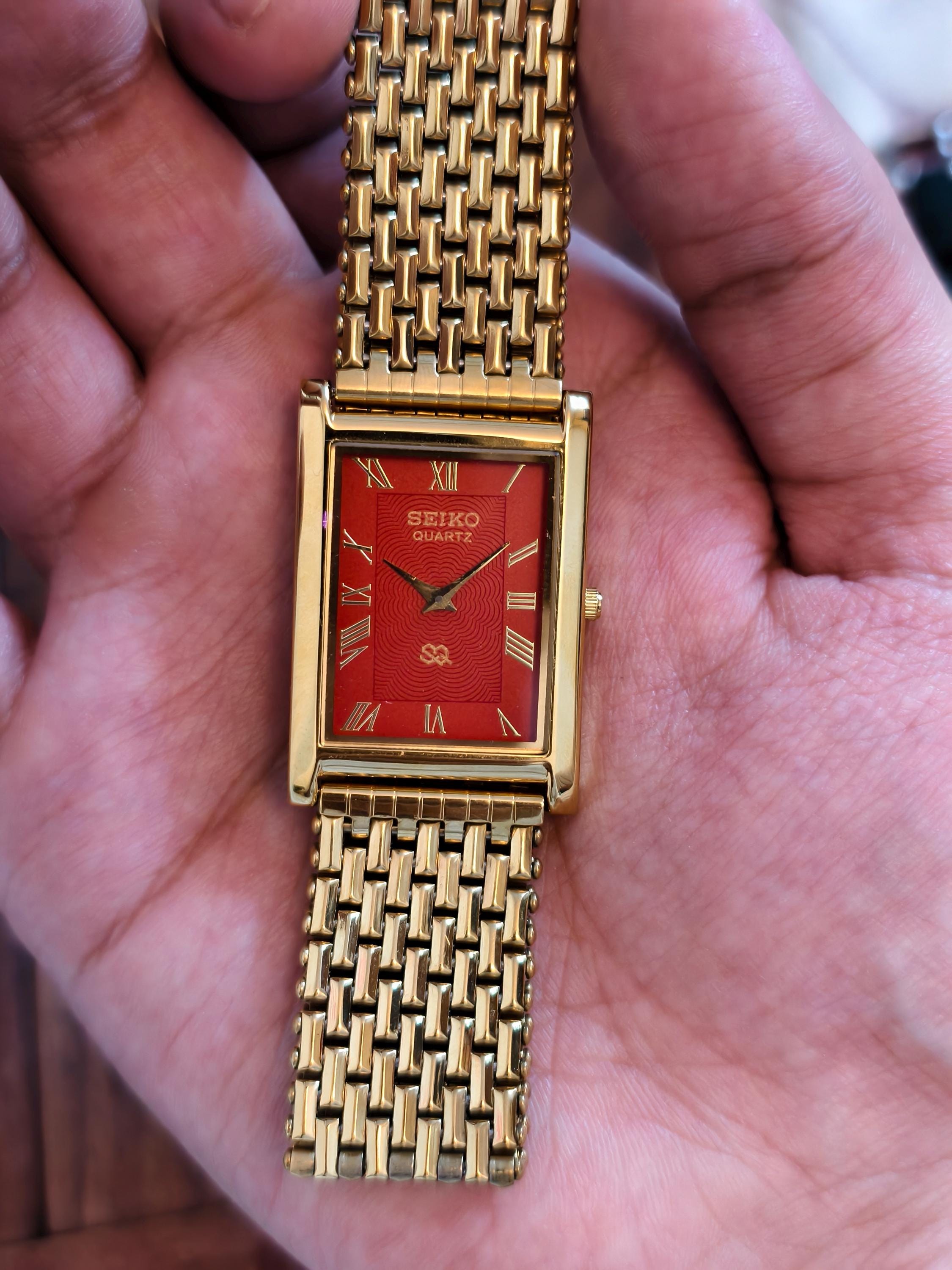 Seiko red watch - Etsy 日本