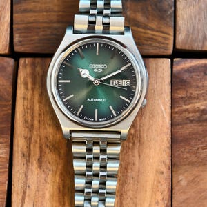 SEIKO モドス 36mm ダイヤモンドダイヤル自動巻き時計 シルバー SEIKO モドス 36mm ダイヤモンドダイヤル自動巻き時計 シルバー