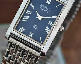Vintage Seiko Tank 80s Unique! - Etsy