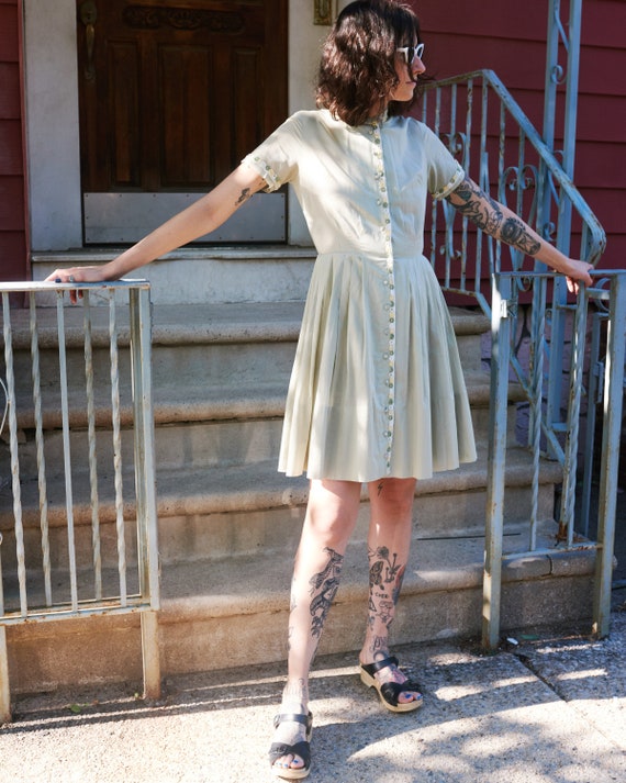 light green sundress