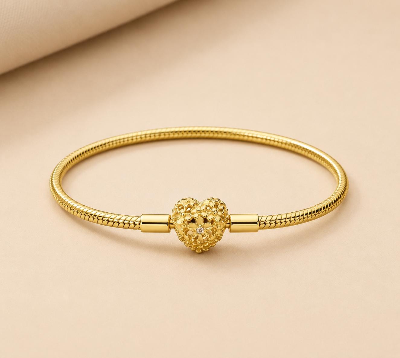 Pandora bracelet gold - Etsy 日本
