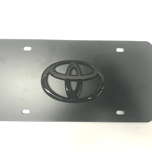 Customized  Sport Emblem License Plate Tag For Toyota