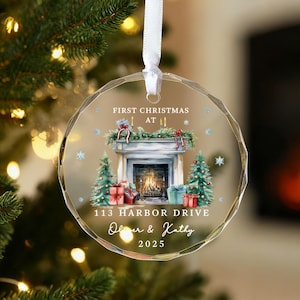 Personalised New Home Ornament 2025, Our First Christmas New Home Bauble, First Christmas in Our New Home Ornament, New Home Decor
