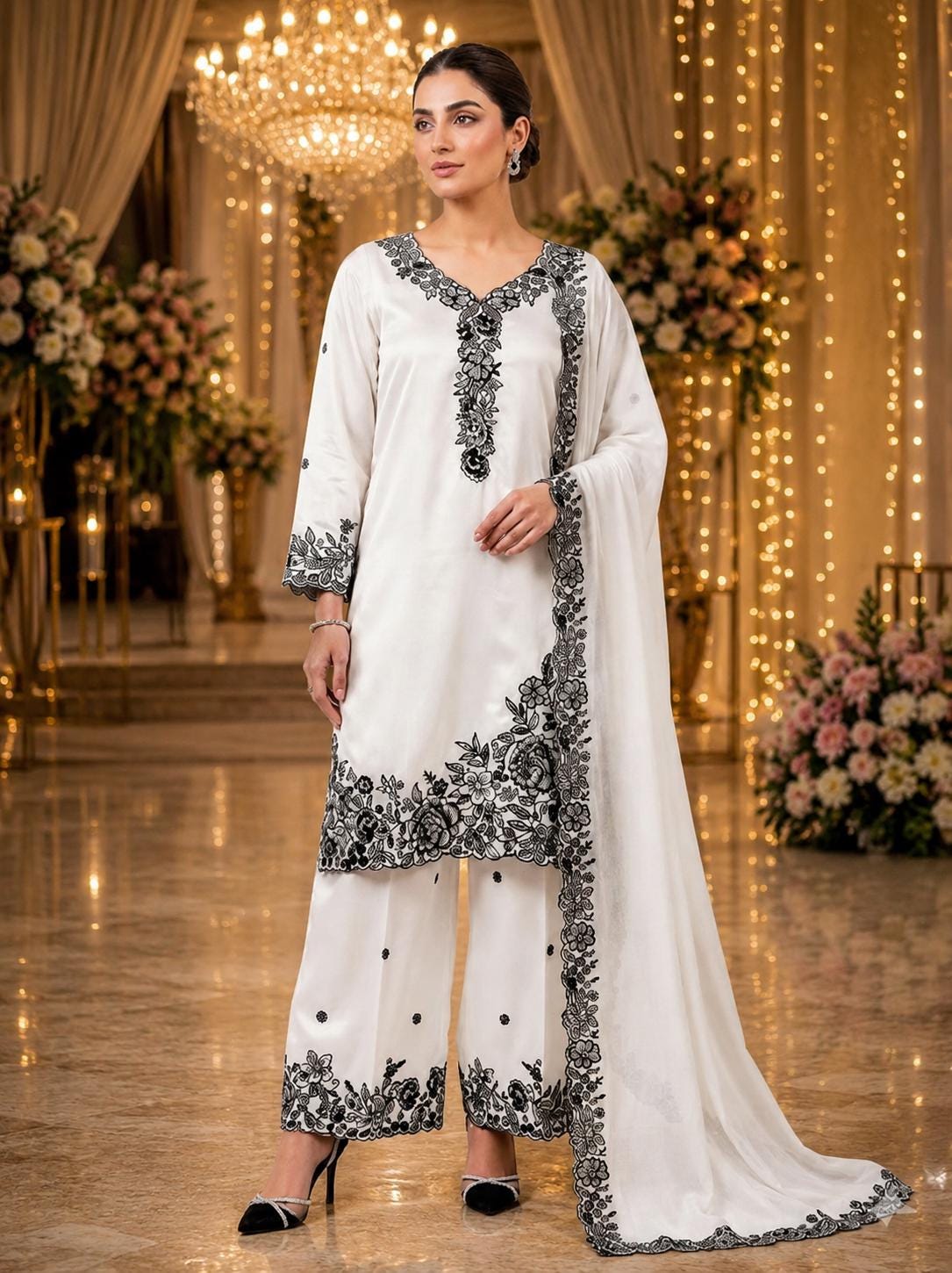 Pakistani Velvet Dress - Etsy