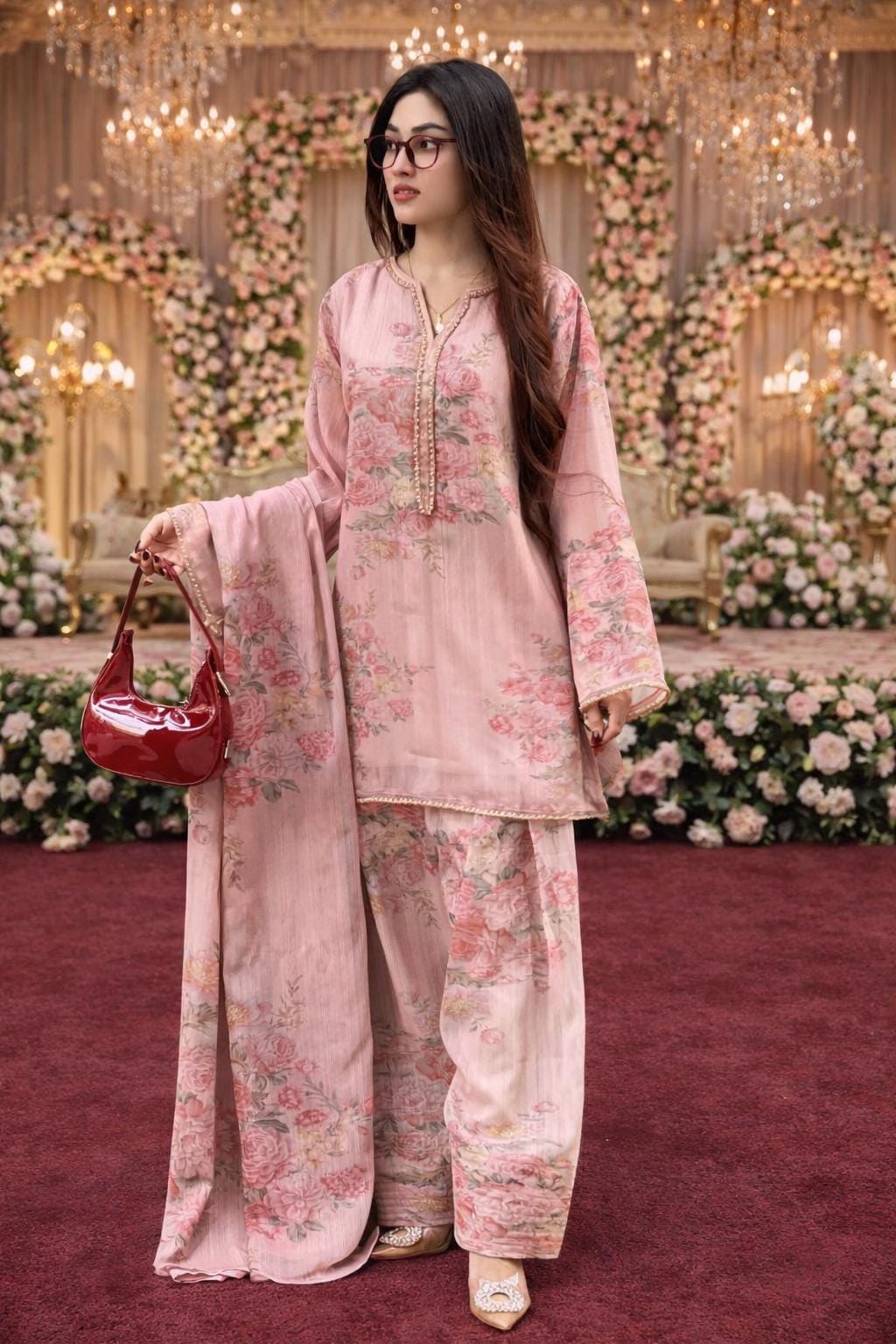 Dusty Pink Asian Wedding Clothes - Etsy UK