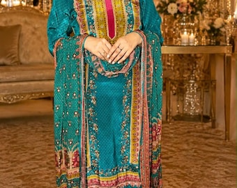 salwar suit for women Pakistani Salwar Kameez, Printed Lawn Suit Party Wear Outfit for Women Salwar Kameez Cotton suit Kurti suit salwar set