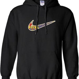 Barcelona-Inspired Embroidered SWEATER – Custom City Colors Crewneck (Black version)