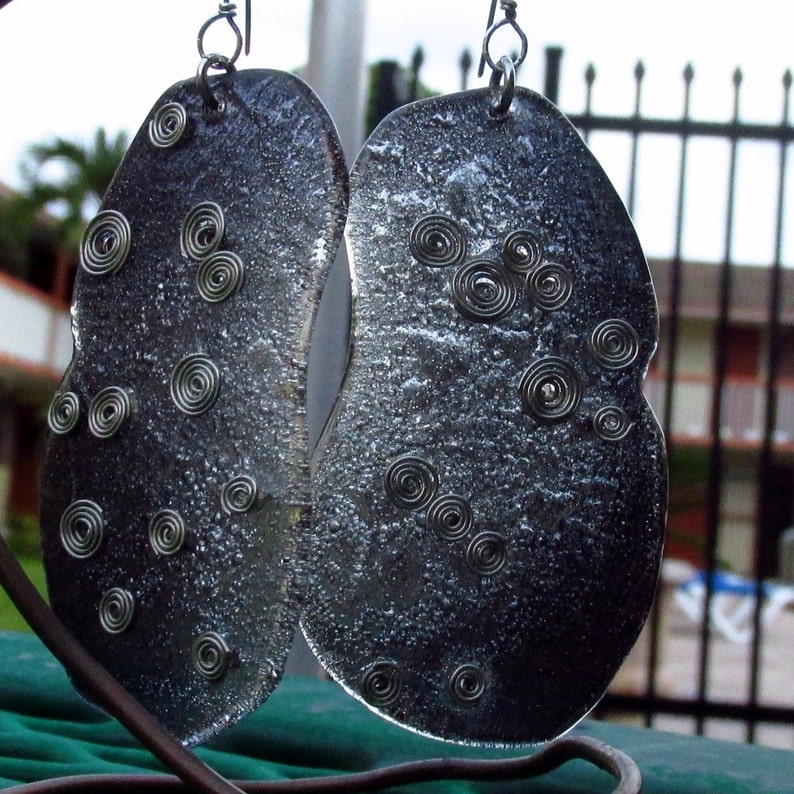 Purple Paramecium Melted Sunglass Lenses Earrings Etsy