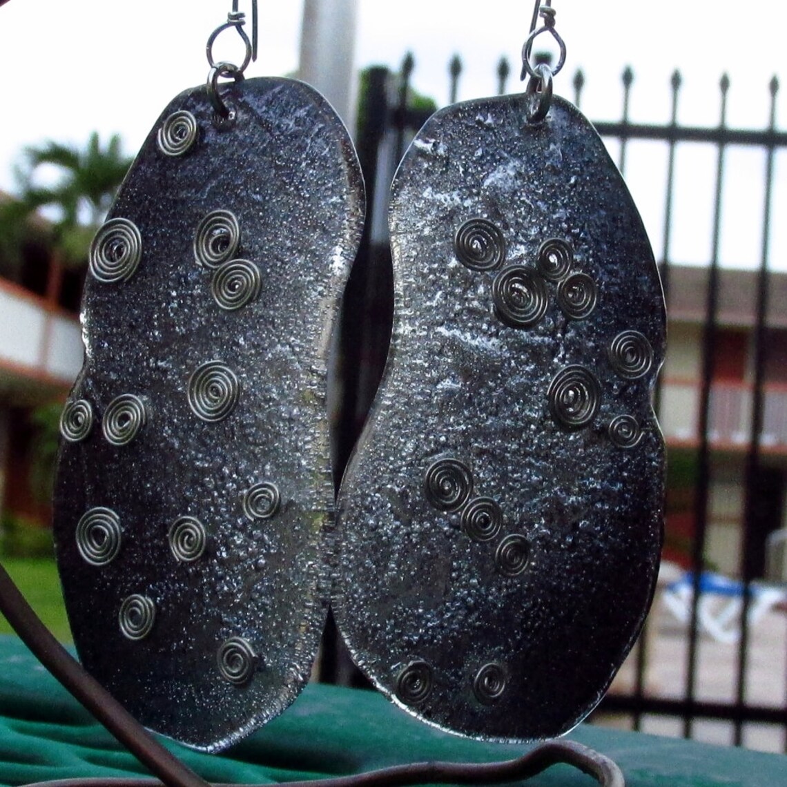 Purple Paramecium Melted Sunglass Lenses Earrings Etsy