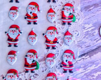 Jolly Snowman Christmas Making Toppers Embellishment Glossy Finish