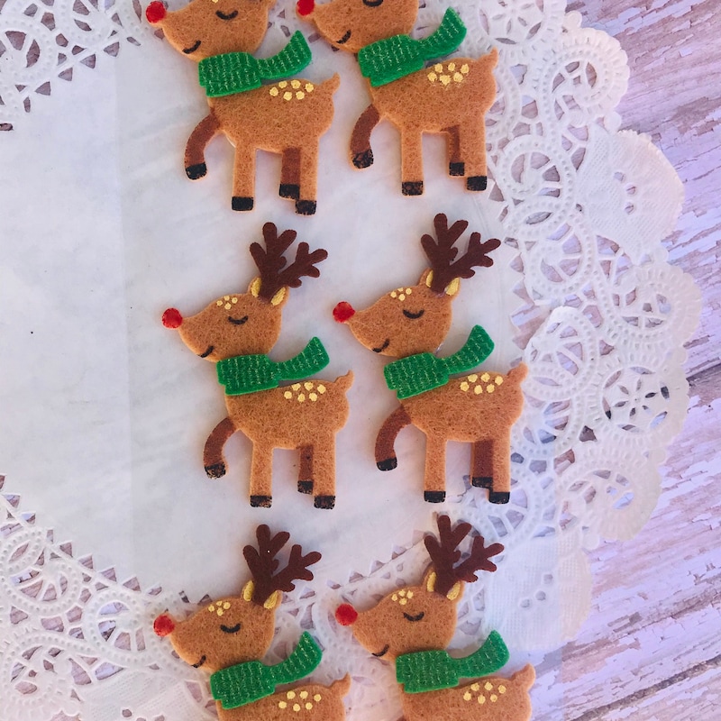 Reindeer Stickers - Etsy