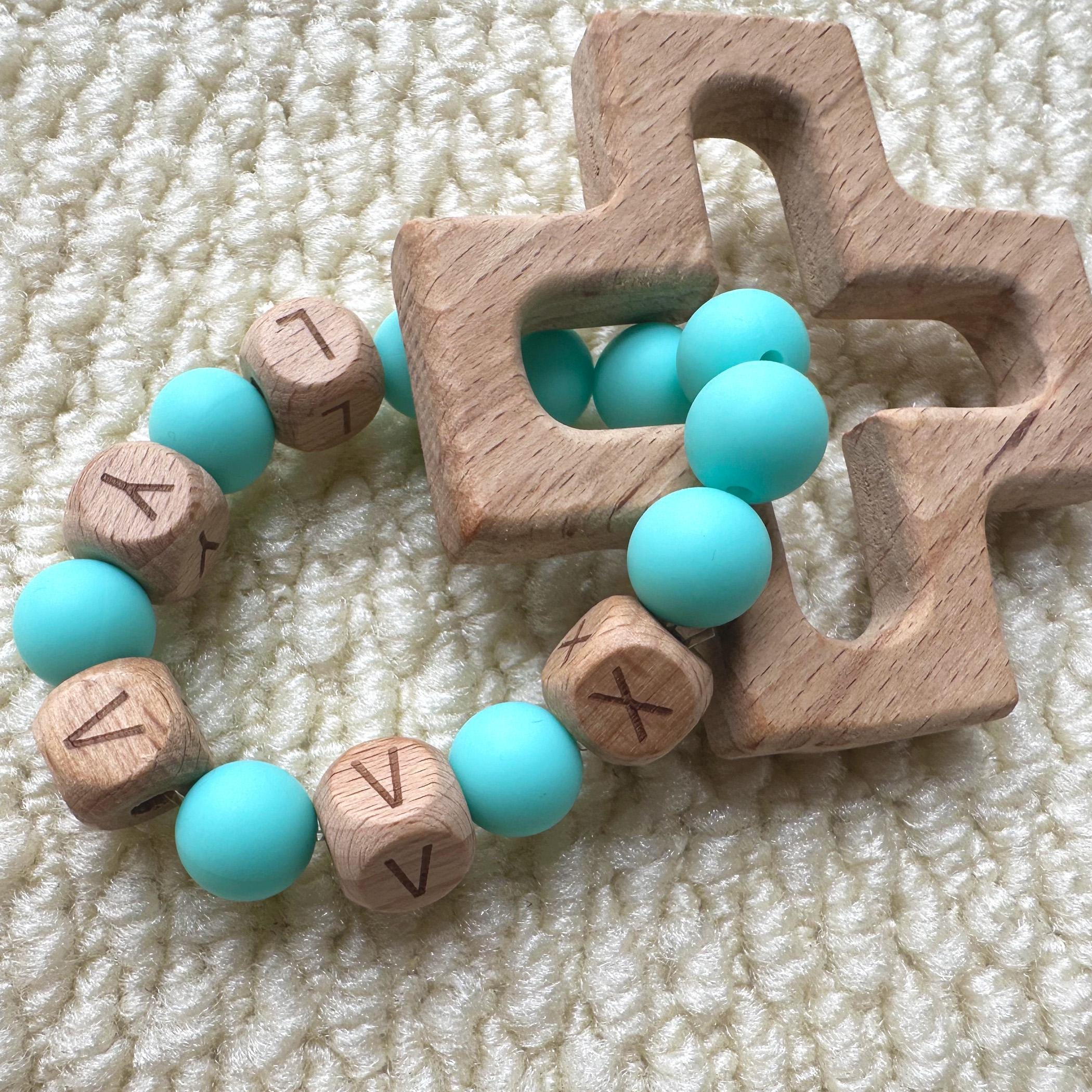 Customs Silicone Decade Rattle Rosary.baby and Child's First Rosary ...