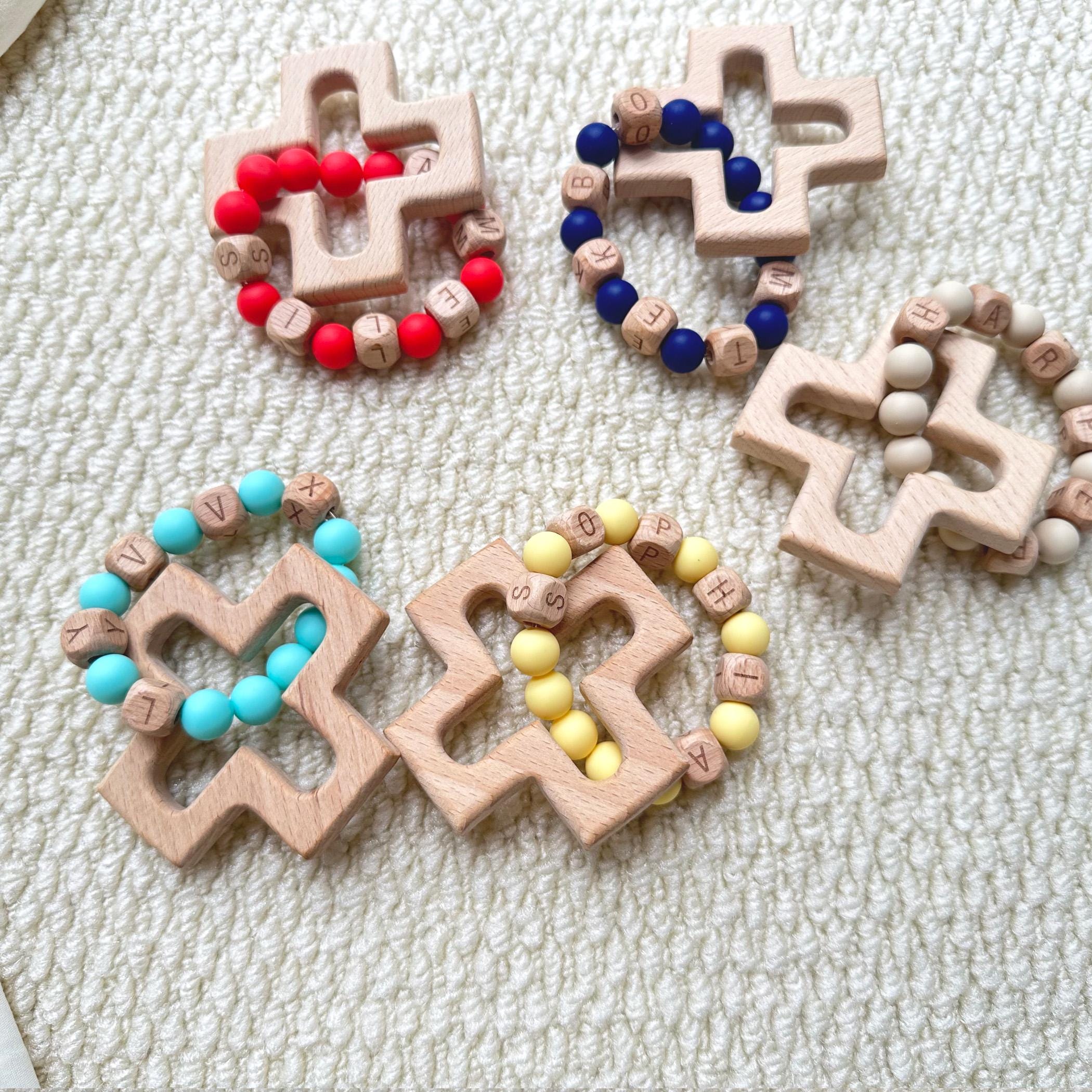 Customs Silicone Decade Rattle Rosary.baby and Child's First Rosary ...