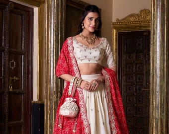 Beautiful Vichitra Silk Lehenga Choli For Woman, Wedding Wear Lehenga, Party Wear Lehenga choli, Woman Outfits, Bridesmaid Lehenga Choli