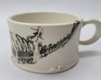 Small Bone Ware Porcelain Mug