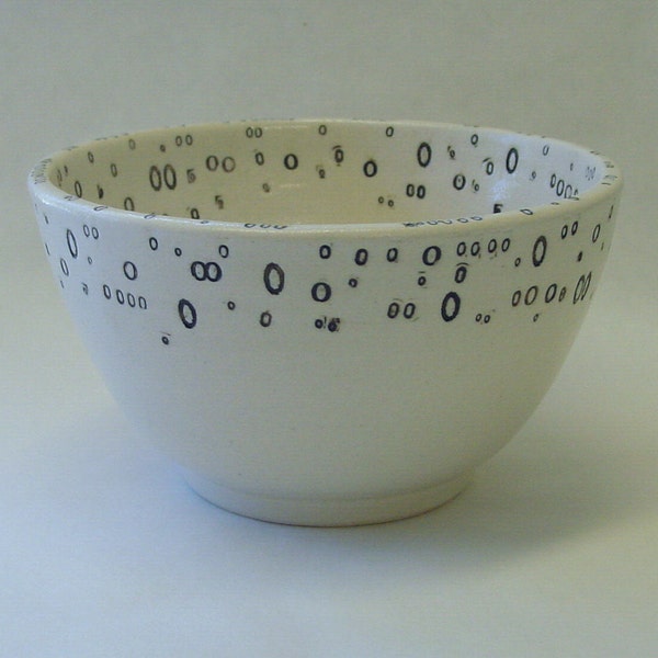 Zeros Porcelain Bowl