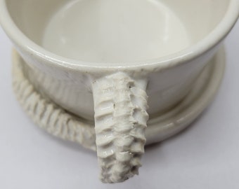 BioMorph Porcelain Cup and Saucer Set