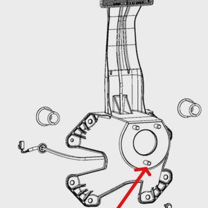 Jeep Wrangler 2007-2018 Reservdäckshållare Dubbeländad Pinnbult JK JKU