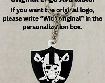 Personalized Las Vegas Football Football Keychain, Custom Backpack Tag, Personalized Keyring, Custom 3D keychain, Name Bar Keychain