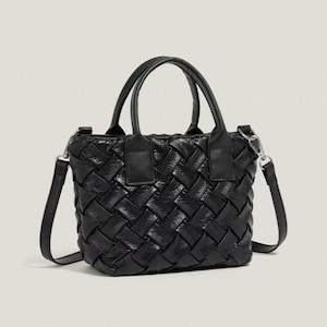 Luxe Hand-Woven Basket Tote | The Modern Intrecciato Crossbody
