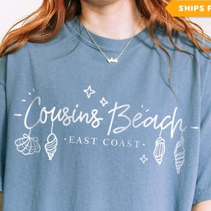 Cousins Beach Shirt: The Summer I Turned Pretty, Team Conrad Comfort Colors Tee