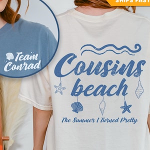 Team Conrad Junior Mint Bear Tee: Cousins Beach TSITP Inspired