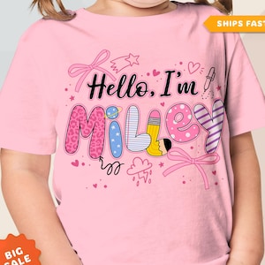 Preppy Pink Bow Back to School Shirt: Coquette Kidcore Tee