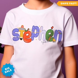 Custom Back To School Shirt for Boys: Kindergarten Dude Tee