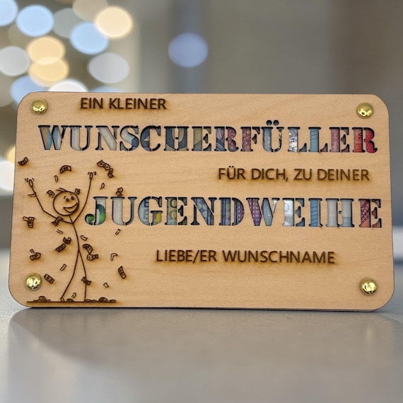 Geschenkidee zur Jugendweihe, Originelle Geschenke zur Jugendweihe, Jugendweihe Geldgeschenke, Geldgeschenk verpacken, Wunscherfüller