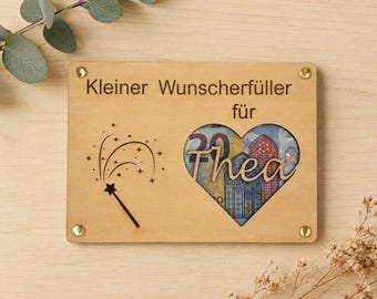 Wish fulfiller, personalized money gift with name, money gift packaging, money gift ideas, Christmas money gifts