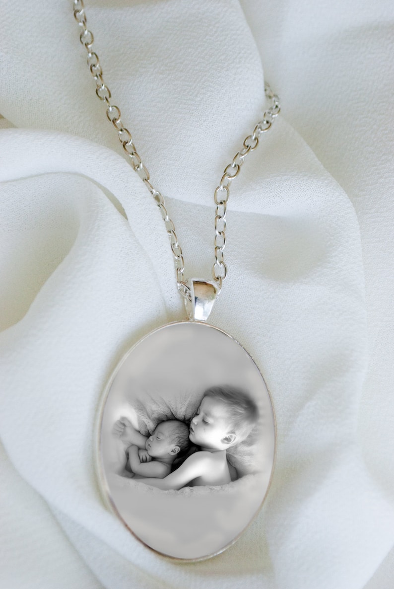Custom photo keepsake pendant necklace Etsy